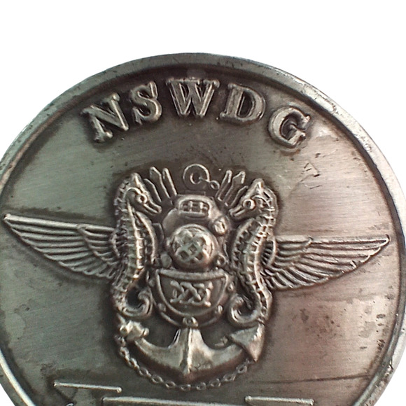 Naval Special Warfare DEVGRU SEAL Team 6 Navy Diver Jump High Challenge Coin - Picture 5 of 9